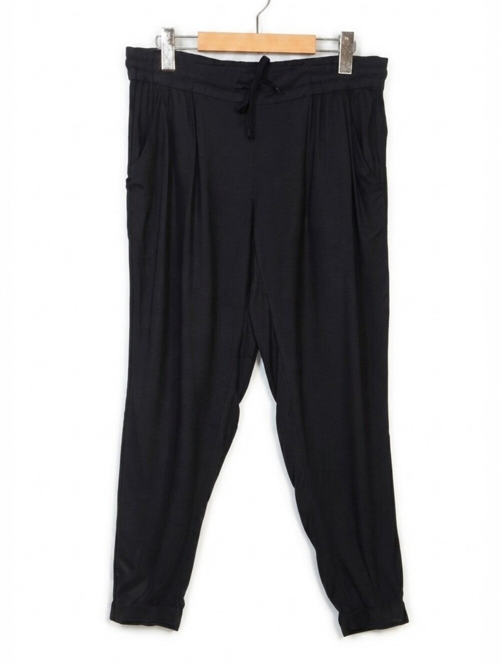 Talula Aritzia Black Drawstring Jogger Pants Womens Size Medium Casual Lounge
